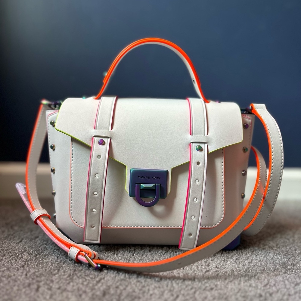 Michael Kors Manhatten Rainbow Satchel